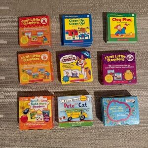 Readers for pre-K K 1graders: Pete the Cat + Dr Seuss + first readers collection